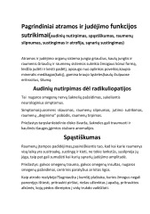 Atramos ir judėjimo funkcijos sutrikimai 1
