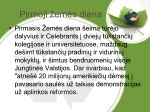 Žemės Diena pristatymas 3