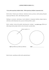 Mikrobiologijos laboratorinių darbų ataskaitos 2