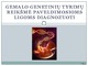 Gemalo genetinių tyrimų reikšmė paveldimosioms ligoms diagnozuoti