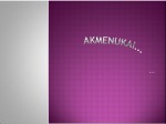 Akmenys skaidrės 1