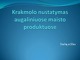 Krakmolo nustatymas augaliniuose maisto produktuose