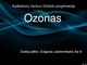 Skaidrės apie Ozoną