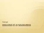 Deguonis ir jo naudojimas 1
