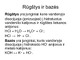 Bazės ir rūgštys skaidrės