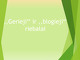 Gerieji ir blogieji riebalai projektas
