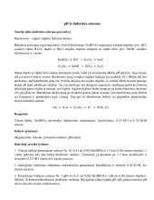 pH ir buferinės sistemos laboratorinis darbas 2