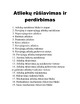 Atliekų rūšiavimas ir perdirbimas