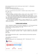 Rūgštys ir bazės. druskos. jonizacija. tirpumo sandauga. druskų hidrolizė 3