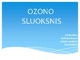 Ozono sluoknis
