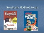 Genetically Modified Food (2) 1