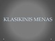 Klasikinis menas