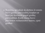 Senovės Romos Skulptūra 2