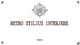 Retro stilius interjere