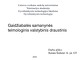 Gaidžiabalės samanynės telmologinis valstybinis draustinis skaidrės