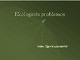 Ekologinės problemos pristatymas