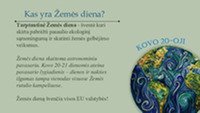 Skaidrės apie tarptautinę Žemės dieną 2