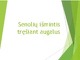 Senolių išmintis tręšiant augalus
