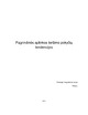 Pagrindinės aplinkos teršimo pokyčių tendencijos