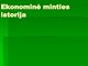 Ekonominė minties istorija