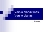 Verslo planavimas skaidrės 1
