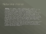 Mainai, Pinigai ir jų funkcijos 2