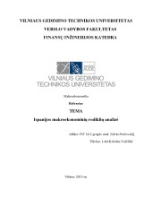 Markoekonomikos rodikliai 1