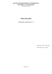 Makroekonomikos namų darbas (3) 1