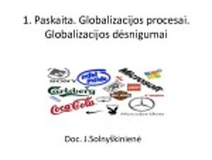 tarptautinės prekybos sistemos globalizacija ir istorija)