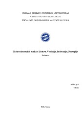 Makroekonominė analizė 4 šalių Lietuva, Indonezija, Vokietija ir Norvegija 1