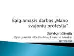 Ekonomika mano svajonių profesija 1