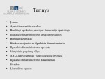 Ilgalaikio finansinio turto apskaita ir informacijos apie ją panaudojimas veiklos procesui valdyti x imoneje 2