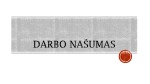 Darbo našumas ir jo skaičiavimas 1