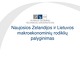 Naujosios Zelandijos ir Lietuvos makroekonominių rodiklių palyginimas