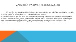 Valstybės vaidmuo ekonomikoje pristatymas 2