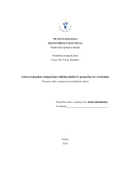 Lietuvos jaunimo emigracijos rodiklių analizė ir perspektyvos vertinimas 1