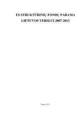 ES struktūrinių fondų parama Lietuvos verslui 1