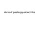 Verslo ir paslaugų ekonomika projektas 