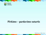 Pirkimo - pardavimo sutartis projektas 1
