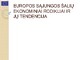 Europos sąjungos šalių ekonominiai rodikliai ir jų tendencija