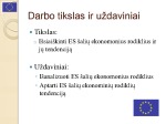 Europos sąjungos šalių ekonominiai rodikliai ir jų tendencija 2