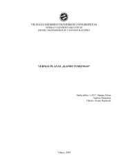 Kaimo turizmo sodyba Pušynas verslo planas 1