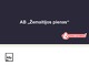 AB „Žemaitijos pienas“ turto dinamika