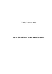 Jaunimo nedarbo problema Europos Sąjungoje ir Lietuvoje 1