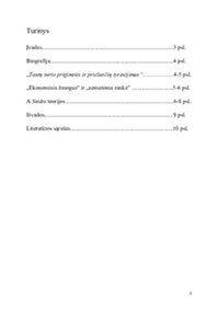 Adamas Smitas - žymiausias XIXa. anglų mokslininkas - ekonomistas 2