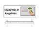 Taupymas ir kaupimas skaidrės