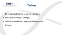 Širvintų rajono savivaldybės biudžetas skaidrės 2