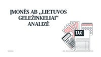 Įmonės AB „Lietuvos geležinkeliai“ veikla ir mokami mokesčiai 1
