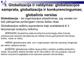 Globalizacija ir valdymas globalizacijos 1