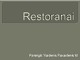 Restoranai